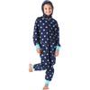 Merry Style MS10-223 Girls' Romper, Sleeping Suit with Hood, Marine