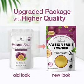 Passion Fruit Powder,Vegan,Non-GMO,Gluten Free,No Additives and Preservatives,4oz