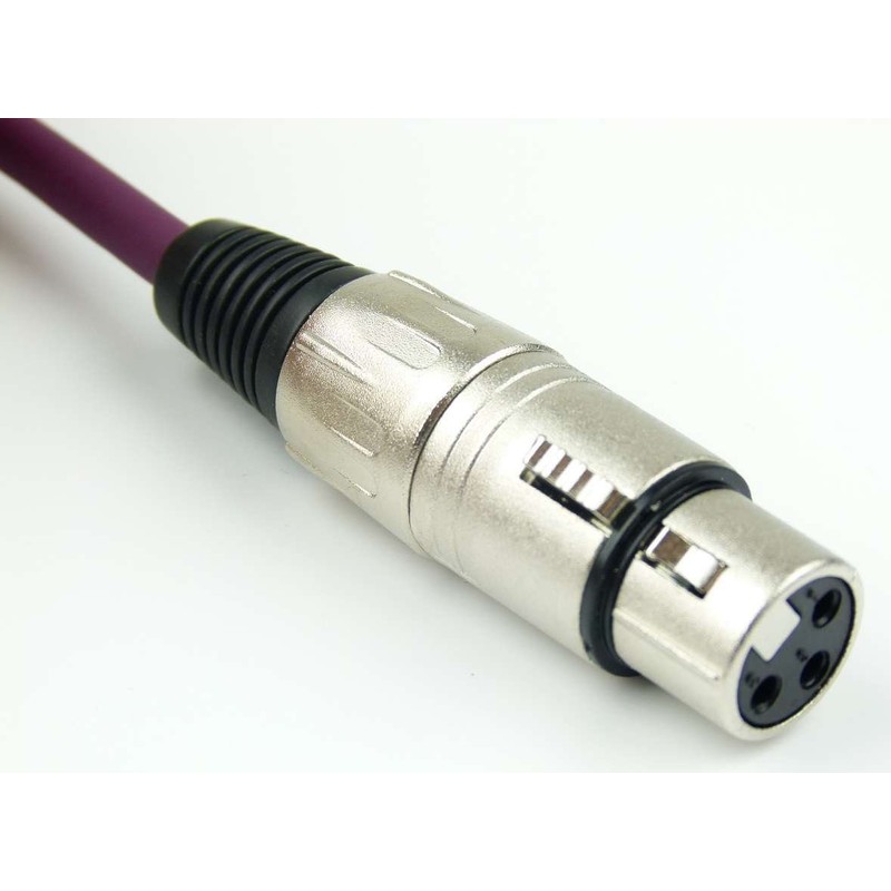 Adam Hall Cables K3MMF1000PUR Microphone Cable 10 m Violet /