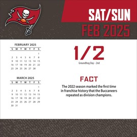 Turner Sports Tampa Bay Buccaneers 2025 Box Calendar (25998053057)