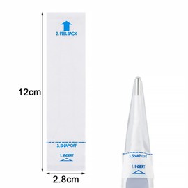 WIEXUN Thermometer Cover, 100 Pcs Disposable Probe Cover, Digital Thermometer Cover, Pet Electronic Thermometer Set, Convenience and Hygiene