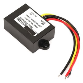 12V Step Up Down Voltage Regulator Module, Stable Waterproof IP68 Converter for Car Screen Monitor Camera Fan Motor Router (2A)