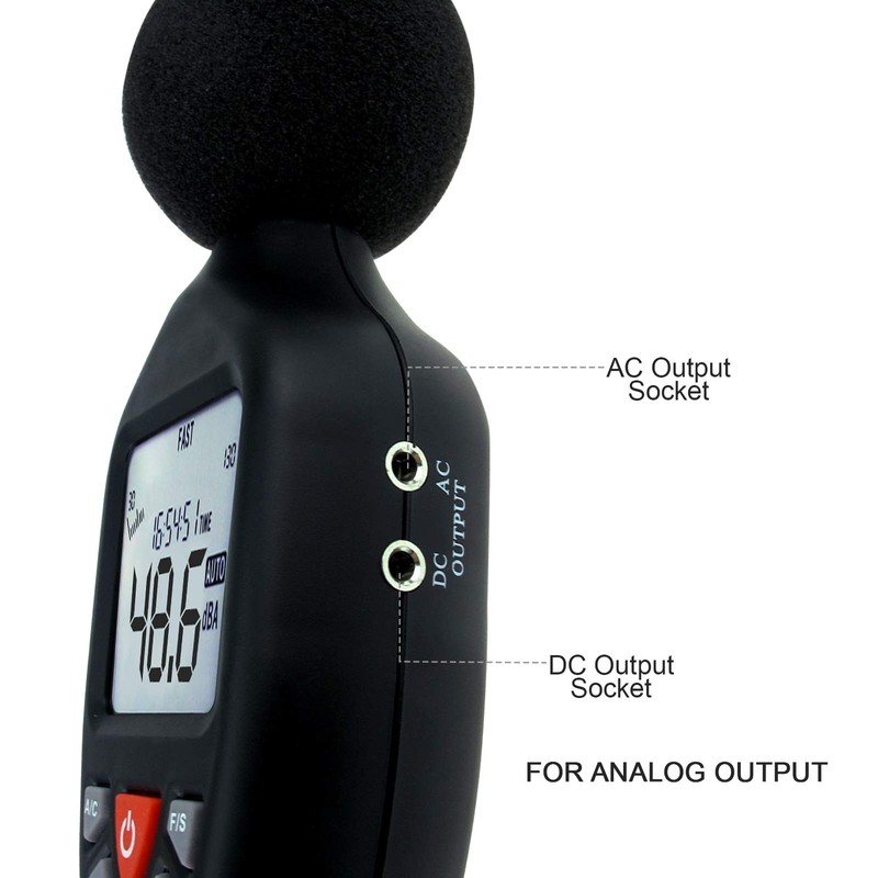 Decibel Meter Digital Sound Level Meter with Data Record Function