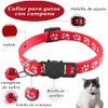 12 Collares para Gatos Reflectantes con Campana