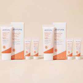Aestura Derma UV365 Red Soothing Tone-Up Sun Cream 40ml x 2 + 10ml x 4 giveaway / 에스트라 더마 UV365 레드진정 톤업 선크림 40ml x2개+10ml x4개 증 정