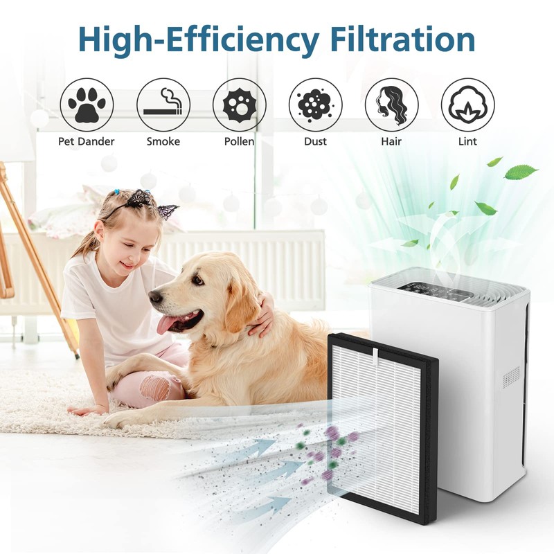 3 Pack G3 Air Purifier Replacement Filter for AMEIFU, Compatible