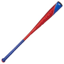 Axe Bat 2023 Hero (-11, 2-1/2") USABat Baseball Bat, 1-Piece Alloy, Red/Blue (26" / 15 oz.)