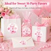 Sweet 16 Birthday Favor Stickers: 120 Paper Round Labels