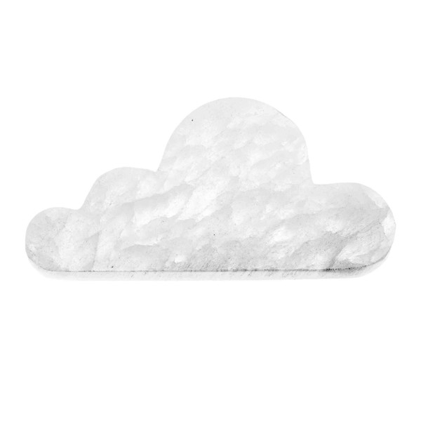 NKlaus Selenite Cloud Charging Plate 12 x 6 cm -