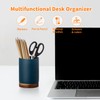 Officepal Pen Holder for Desk, Ceramic Pencil Organizer & Makeup