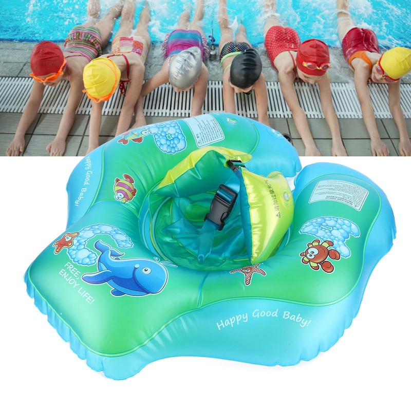Baby Swimming Ring PVC Cartoon Inflatable Swim Float Children Anti
