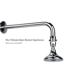 High Sierra’s New HALF DOME All Metal Shower Head with Trickle Valve. Beautifully Designed for Upscale Bathrooms. Stunning Chrome Finish. 1.5 GPM