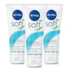 NIVEA Soft Moisturizing Creme, 2.6 Ounce (Pack of 3)