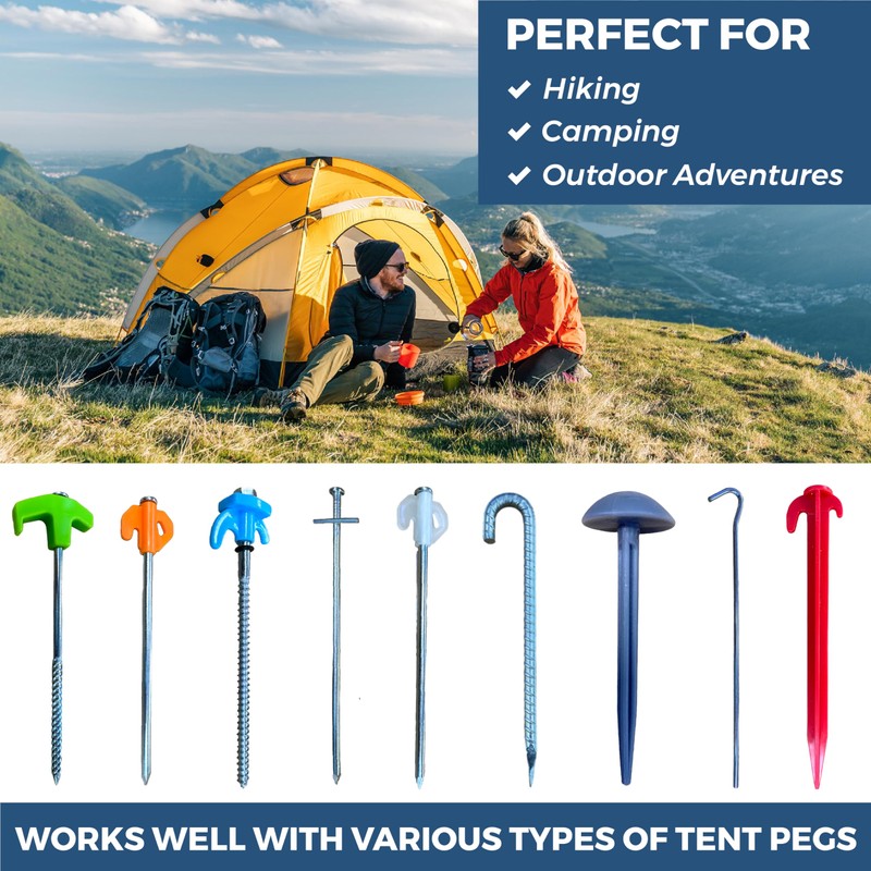 Peggi Mallet Hammer Tent Peg Quality Rubber Mallet for Installing