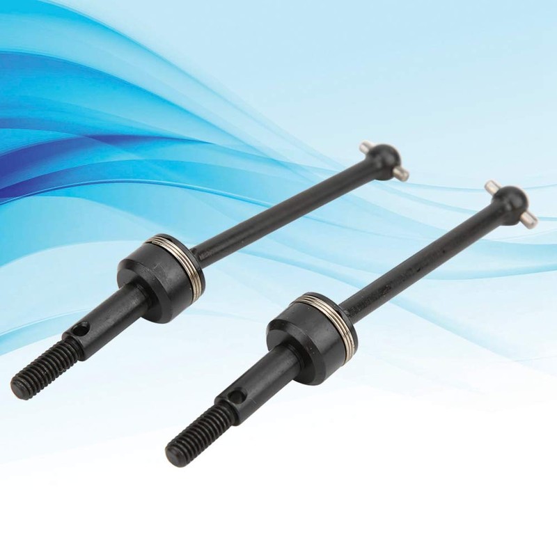 RC Drive Shaft, 2 Pieces Black Metal CVD Transmission Shafts
