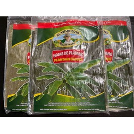 El Viejo Luis Hojas De Plátano/ Plantain Leaves 5 Pack 1 Lb Each