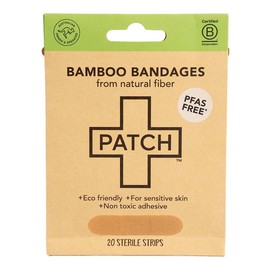 PATCH Bamboo Bandages - Natural, 20 Pack