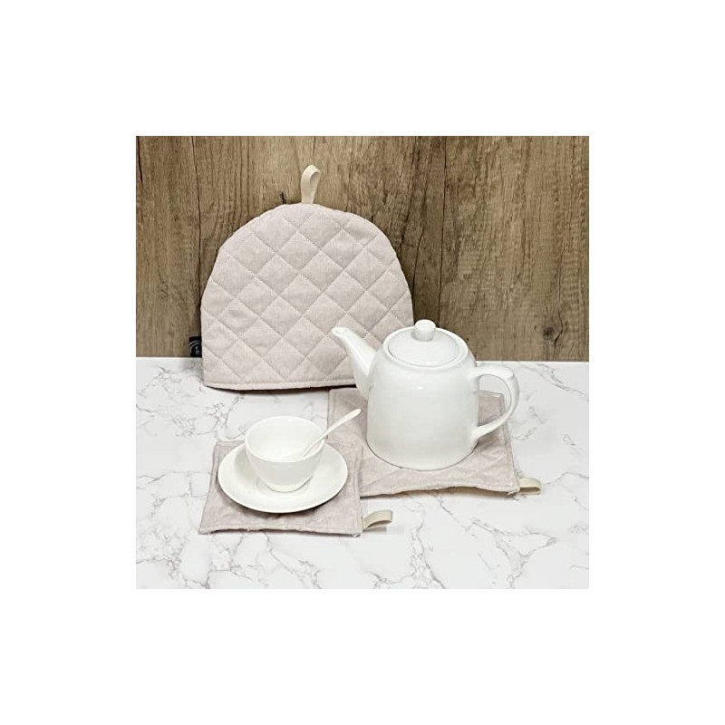 Kuai Tea Cozy Pot Mat, Set of 3, Tea Cozy
