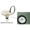 Sprinkler Controller Door Key Sprinkler Timer Lock Key for Orbit