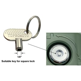 Sprinkler Controller Door Key Sprinkler Timer Lock Key for Orbit and Hydro-Rain, Metal (2pack)