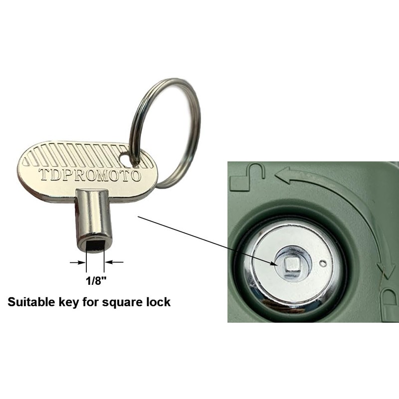 Sprinkler Controller Door Key Sprinkler Timer Lock Key for Orbit