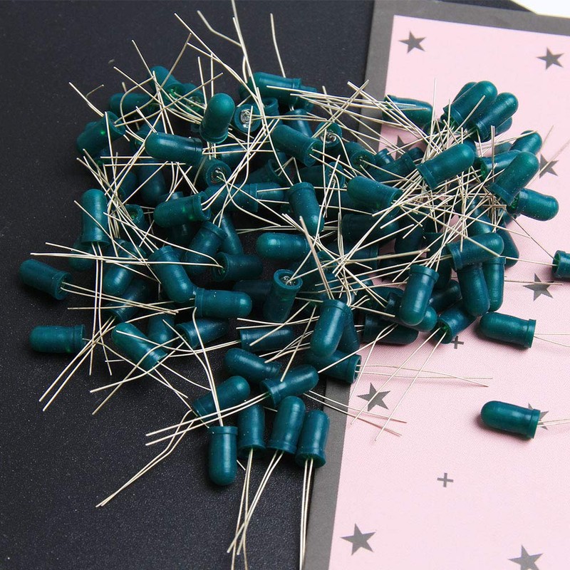 Comimark 100Pcs Miniature lamp 3mm 12v Indicator Bulb Bombilla Incandescent