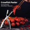 2024 Upgraded Crawfish Peeler - easily removes tail meat, protects
