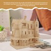 Bird's Wood Shack Gothic Mansion Model Kit - 3D Wooden