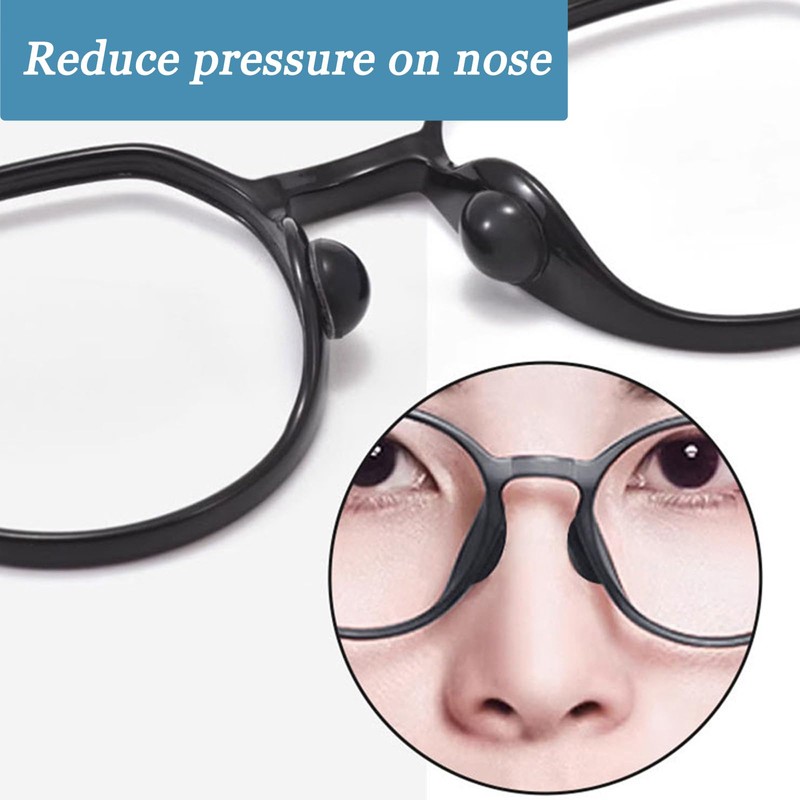 TORWOL Self-Adhesive Air-Cushion Nose Pads, 10 Pairs Silicone Anti-Slip Air