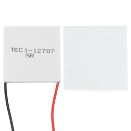 sourcing map TEC1-12707 Semiconductor Refrigeration Tablets 15.8V 7A 60W Heatsink Thermoelectric Cooler Cooling Plate Module 40x40mm
