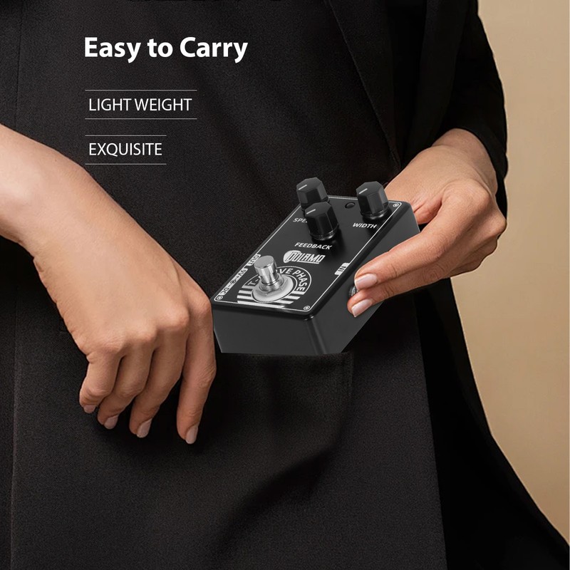 Dolamo T-Drive Phase Guitar Effects Pedal Width/Feedback/Speed DC 9V 6.35mm