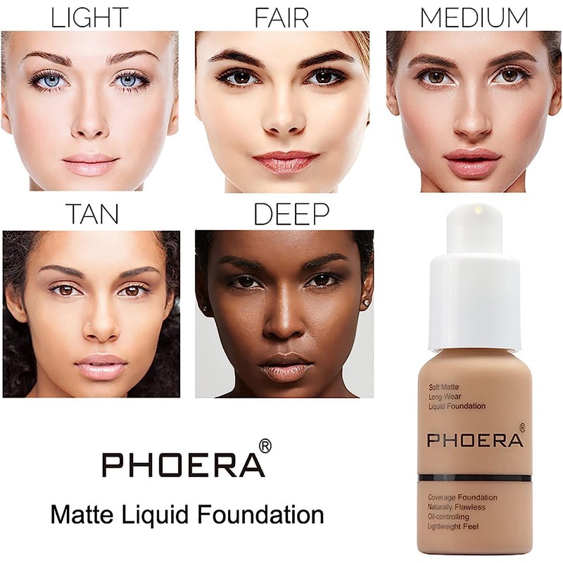 Noble Gifts - Foundation, Full Coverage Foundation, Soft Matte, Oil