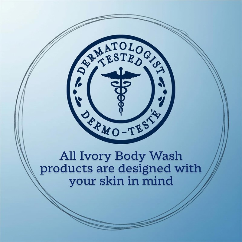 Ivory Body Wash, Designed for the Whole Family, Gentle Formula,