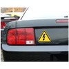 Samunshi® Warning Triangle Flash Sticker Flash Sticker Power Caution 10