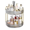 GTI 360° Rotating Makeup Organizer, 2 Tier Bathroom Counter Organizer,Large