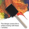10Pcs Foam Brush,4 Sizes Foam Brushes,Efficient Absorption Sponge Brush,Sponge Paint