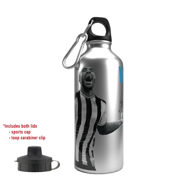 Partisan Newcastle Bottle Wilson 2-Lid Aluminium 600ml Silver