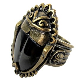 thecostumebase Scarab Ring Beetle Boris Karloff Imhotep the Mummy Egyptian Props (US 10)