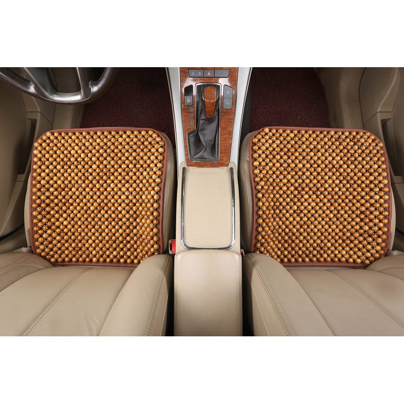 KENNISI Wood Beaded office Seat Cushion, Bead Seat Cushion for