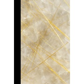 Gilded Quartz Wide Ruled Paperback Notebook – Pocket (4”x6” A6) | StoneForm Series for School, Work, or Journaling: Ideal for College Students, Professionals, and Writers