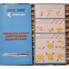 Embraer ERJ145 10 Passenger Briefing Cards Emb 145 new old