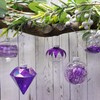 KI Store Purple Christmas Balls 36pcs Shatterproof Christmas Tree Ornaments