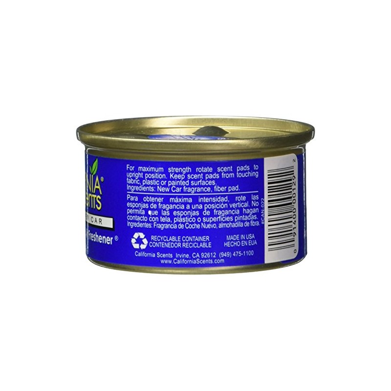California Scents Spillproof Can Air Freshener Eco-Friendly Odor Neutralizer for