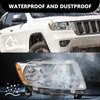 Aosky Headlights [Bulbs Included] Compatible with 2011-2017 Compass/2011-2013 Jeep Grand