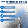 Airlab Microfibre Cloth Extra Large XXL 90x60cm, Dual-Sided Car Drying