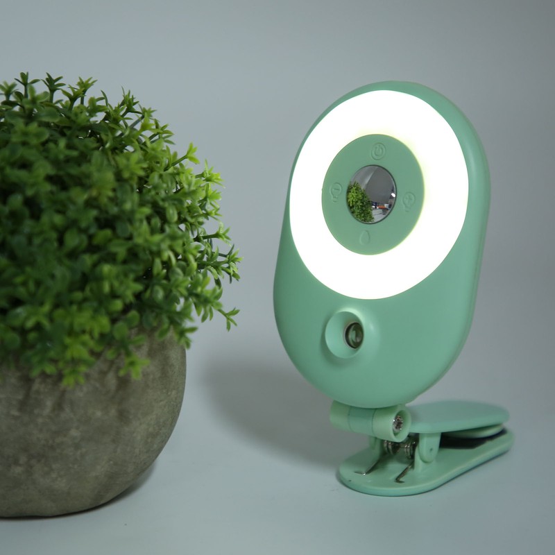 Dimmable Fill Light Soft Lamp Mini Humidifier for Phone Video