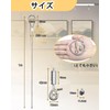 MYCOLO Picture Rail Wire Hooks, Back-In, Ultra Small, 0.04 inch