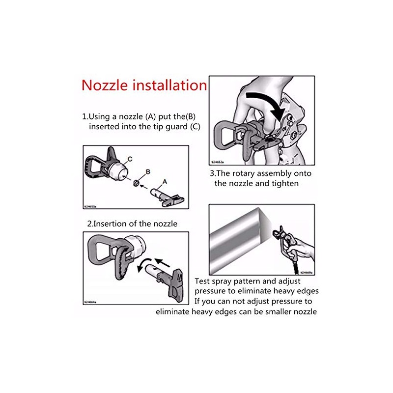 Reversible Airless Spray Tips for Airless Paint Sprayer (313)