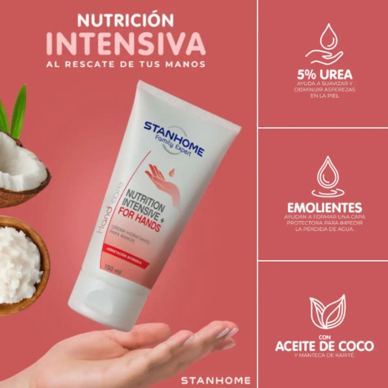 Stanhome Crema Hidratante De Manos Hand Cream 150ml-2 Piezas