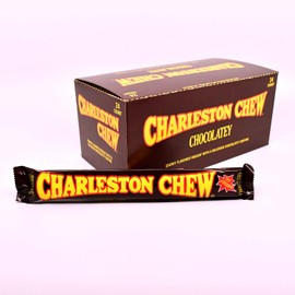 Charleston Chew Chocolate Flavor, Pack of 24 1.88-Oz. Bars